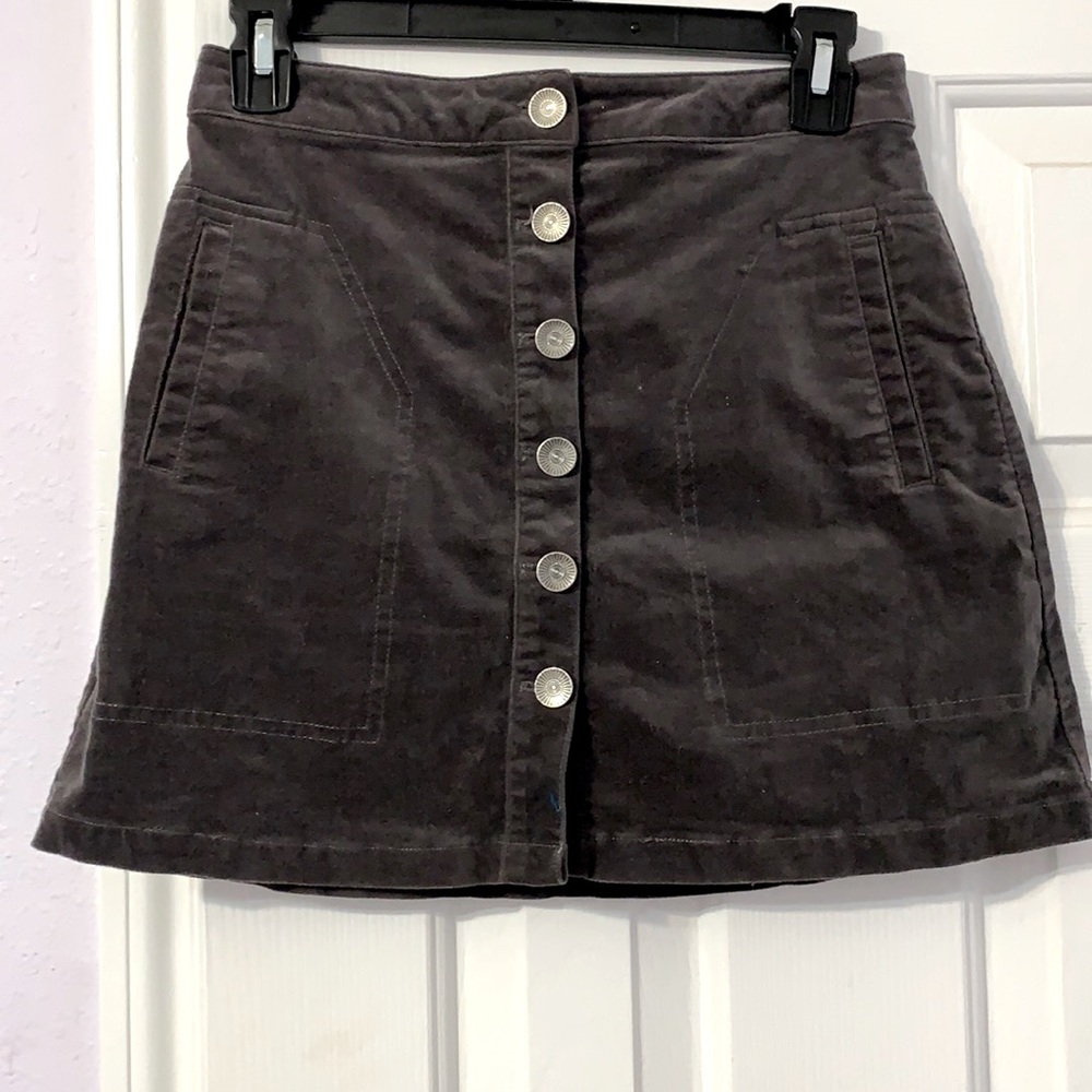 Forever 21 Suede Skirt with POCKETS!